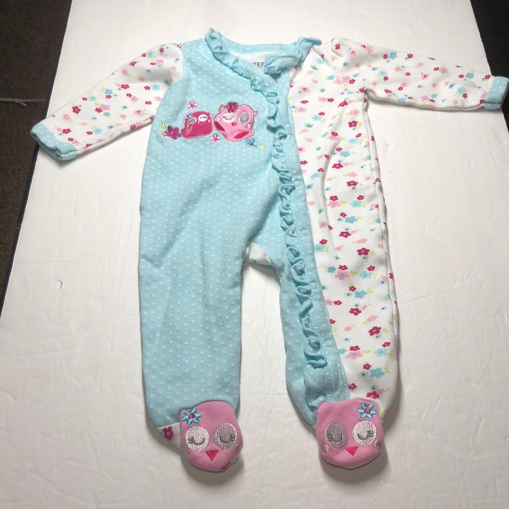 Weeplay owl pajamas size 6-9 months